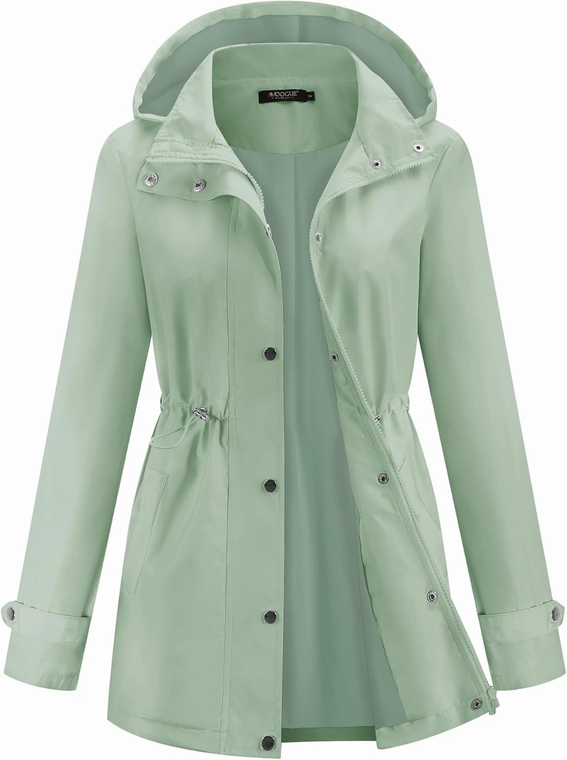 Avoogue Rain Jacket for Women Waterproof Lightweight Hooded Raincoat for Hiking Travel Outdoor