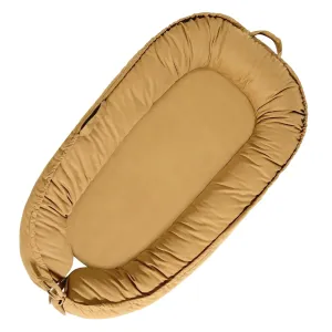 Baby Lounger - Baby Lounger Pillow for Newborn 0-24 Months, Infant Lounger with Soft Breathable Cotton Cover, Lightweight Portable Baby Nest for Tummy, Co Sleeping or Travel