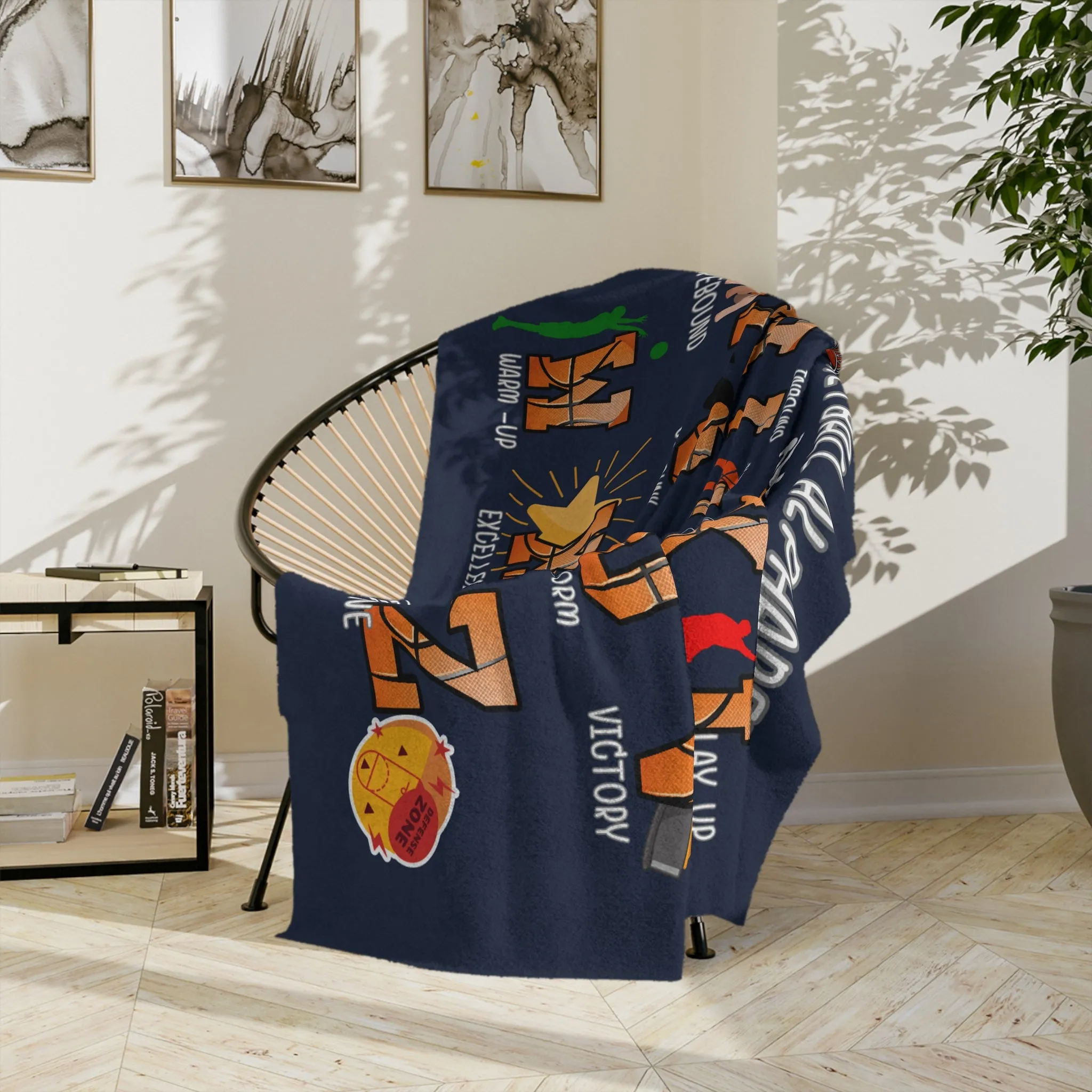 Basketball Blanket, Personalized Gifts for Basketball Lover