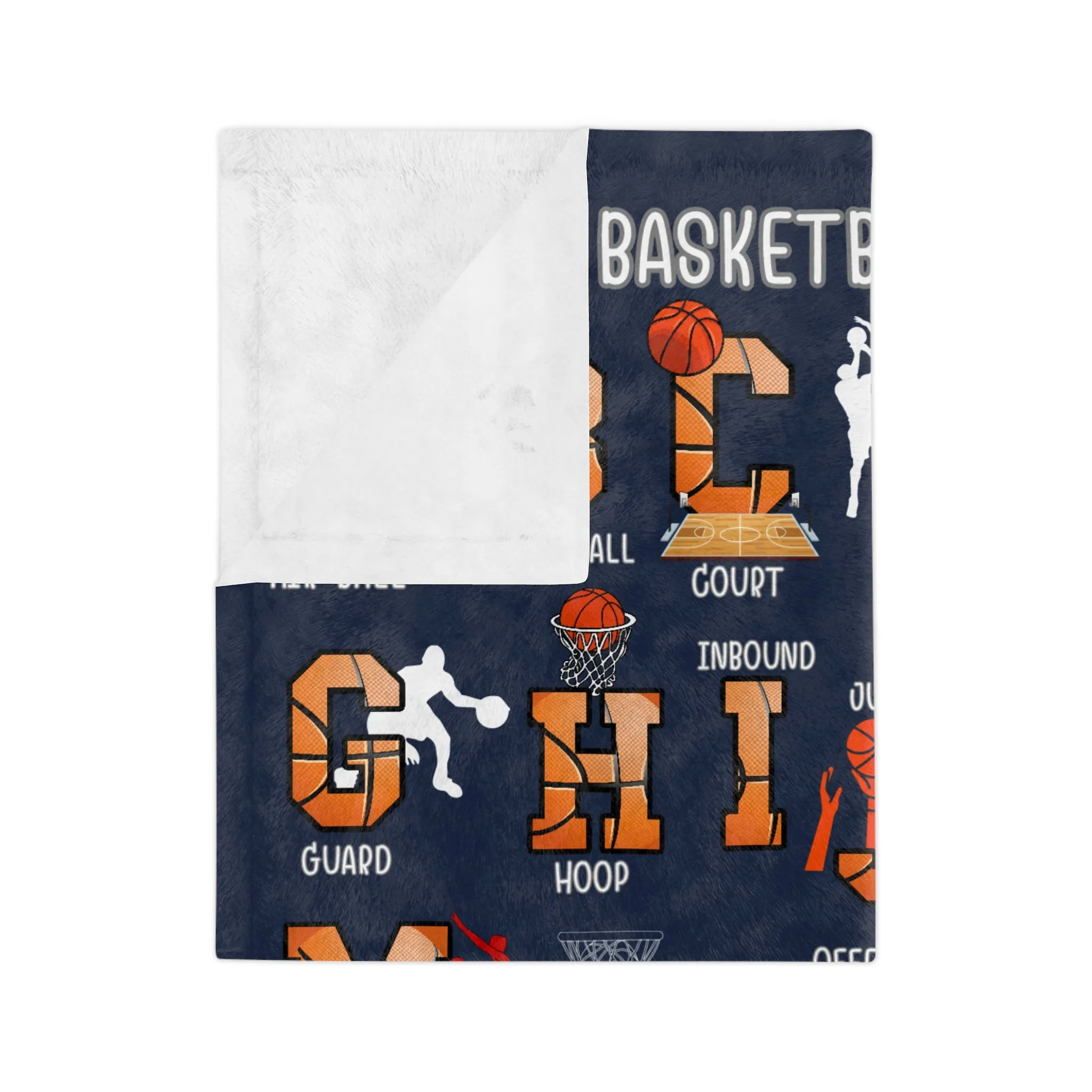 Basketball Blanket, Personalized Gifts for Basketball Lover