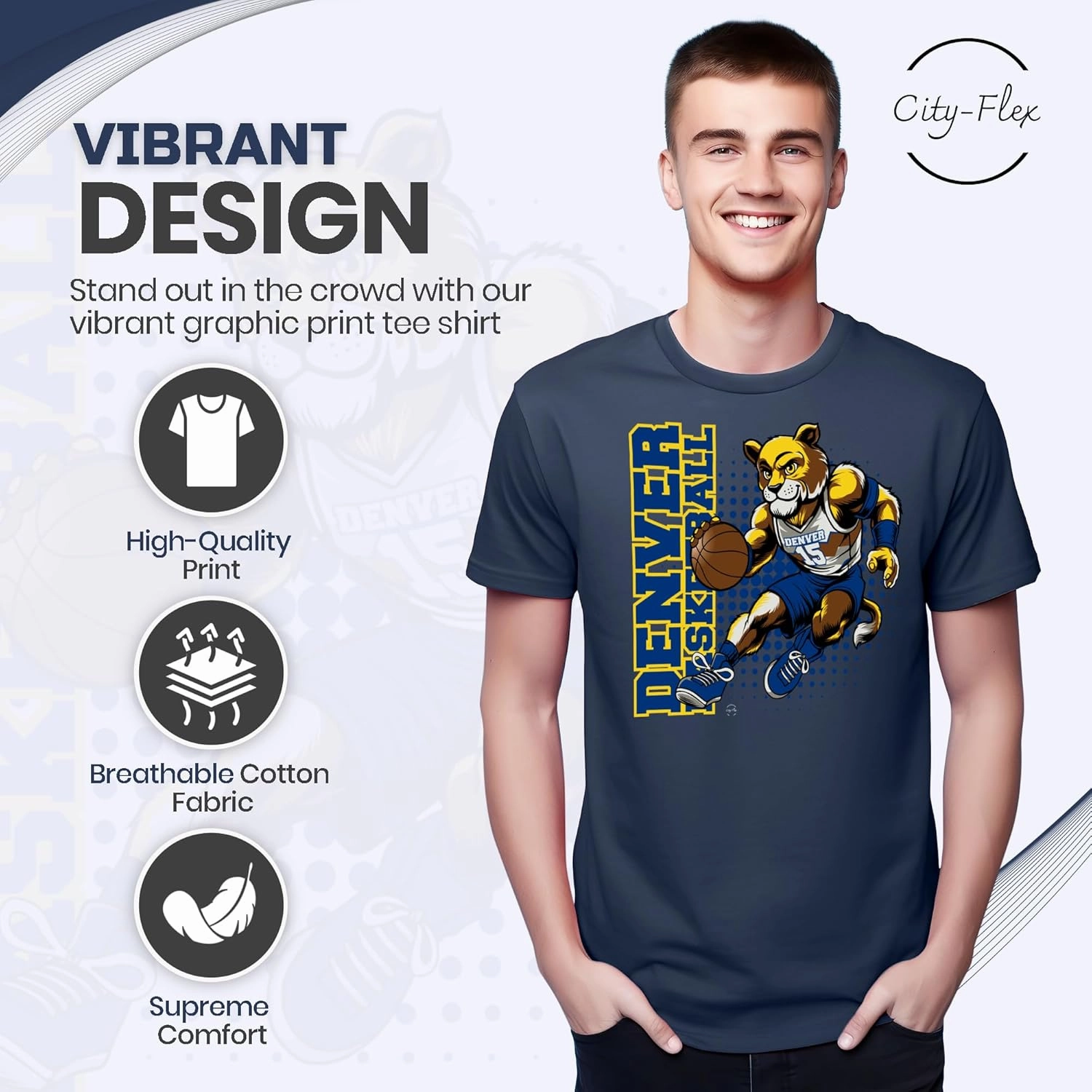 Basketball Fan Mascot T-Shirt