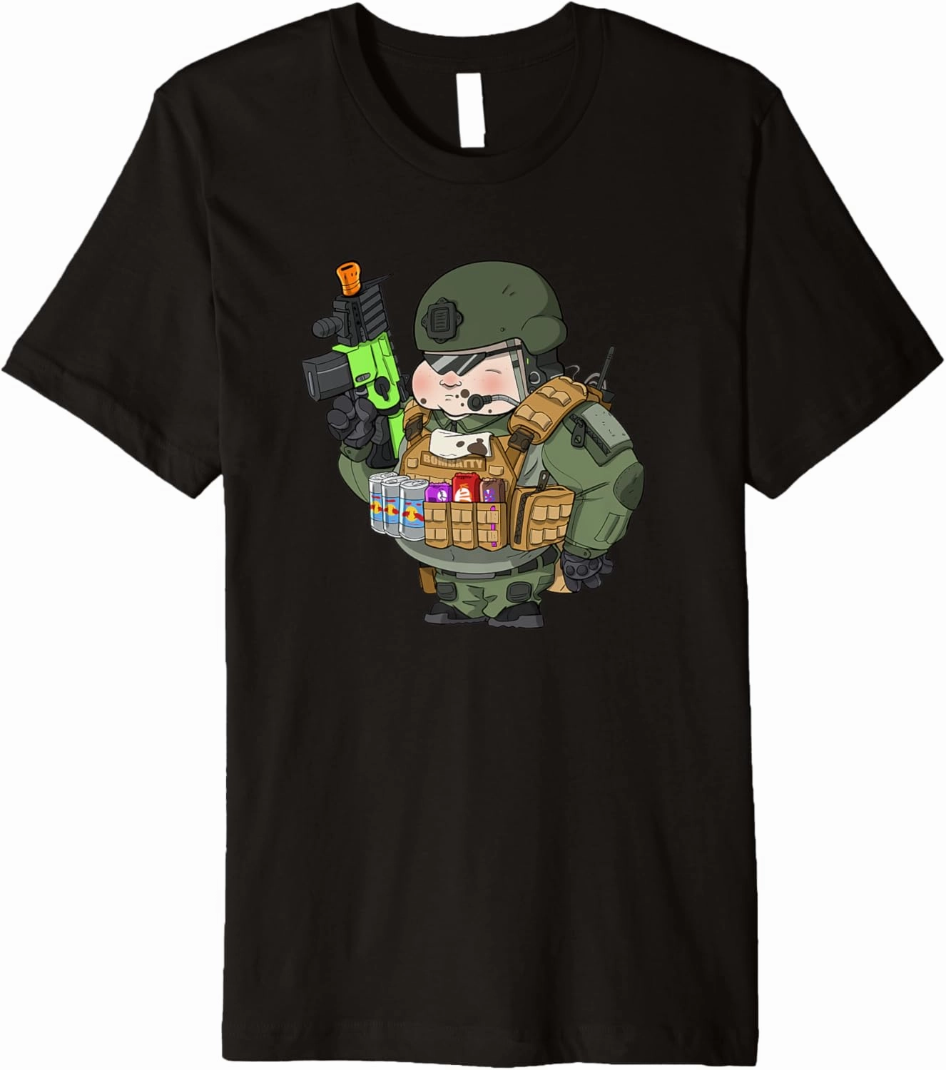 BB Headz Airsoft Airsofter MilSim Snacksofter Operator Premium T-Shirt
