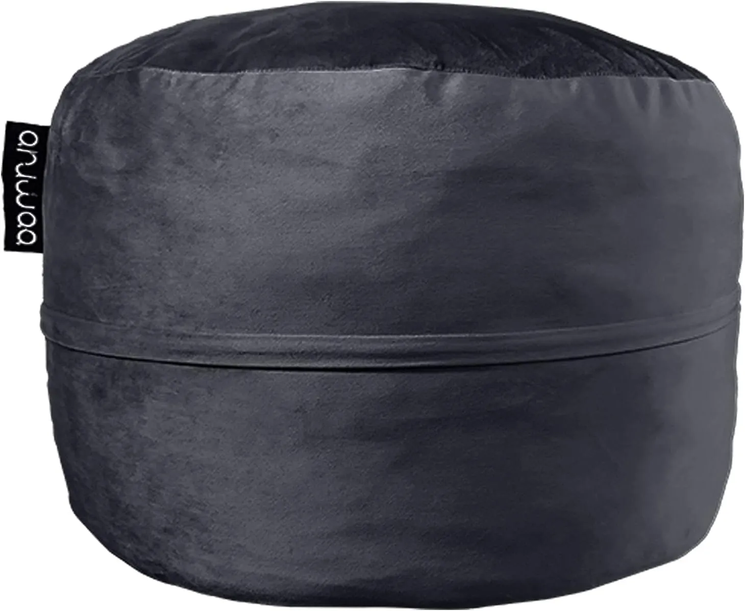 Bean Bag Chair for Adults, 4FT High-Rebound Memory Foam Bean Bag Sofa with Removable Cover, Oversized Bean Bag Couch for Gaming, Reading, and Relaxation, Black