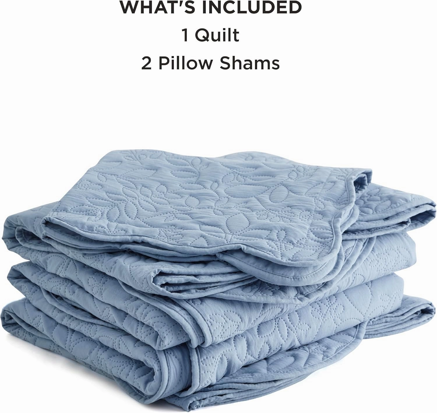 Bedsure Quilts Queen Size - Ultra Soft Pre-Washed Bedspread - Lightweight Mountain Spring Comforter with 2 Pillow Shams - Summer Bedding Set with Leaf Design 90x96 Inch
