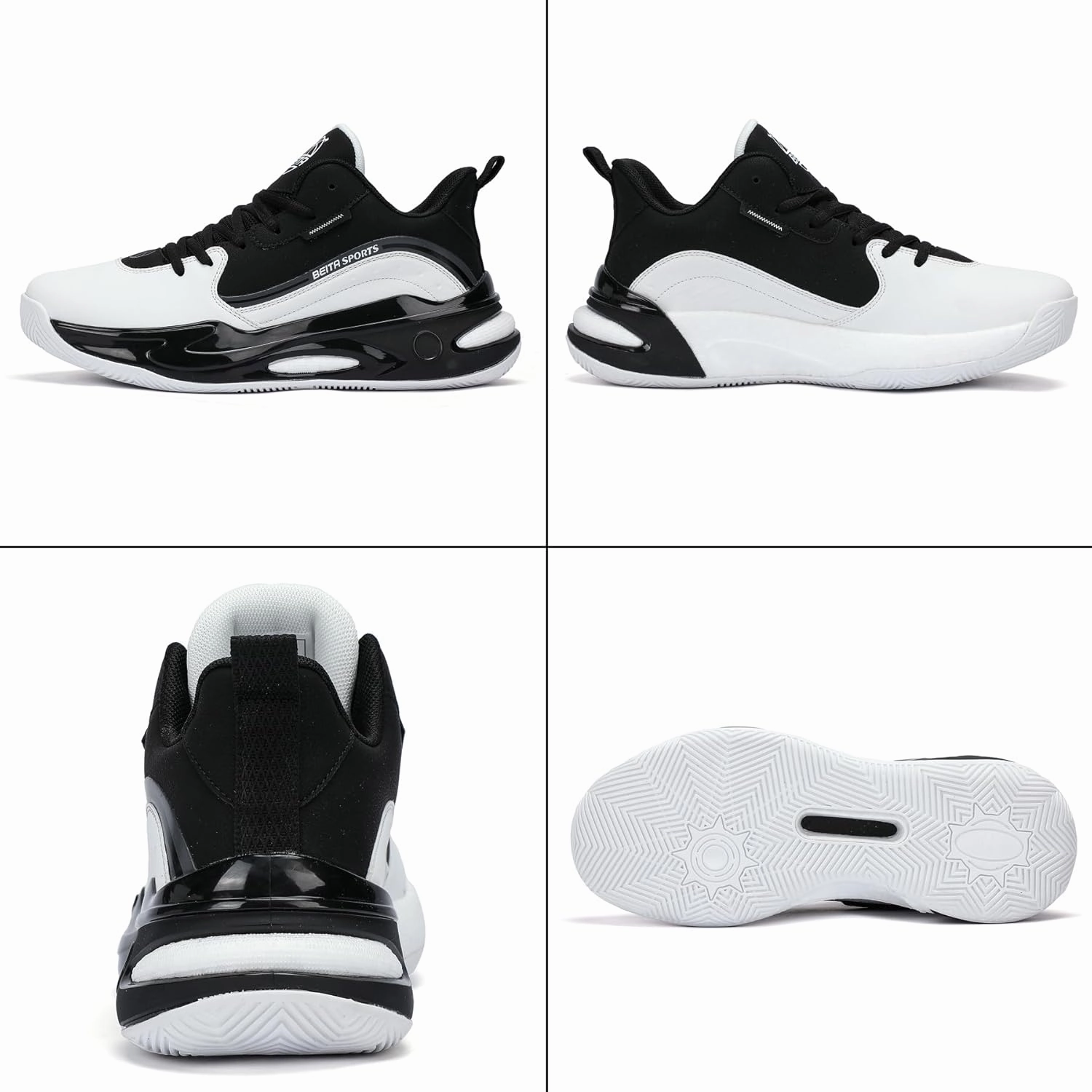 Beita High Upper Basketball Shoes for Men Sneakers Breathable Sports Shoes Anti Slip