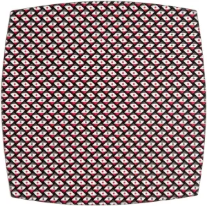 Benson Mills Basketweave Harbacked Mat, Set of 4, Fire