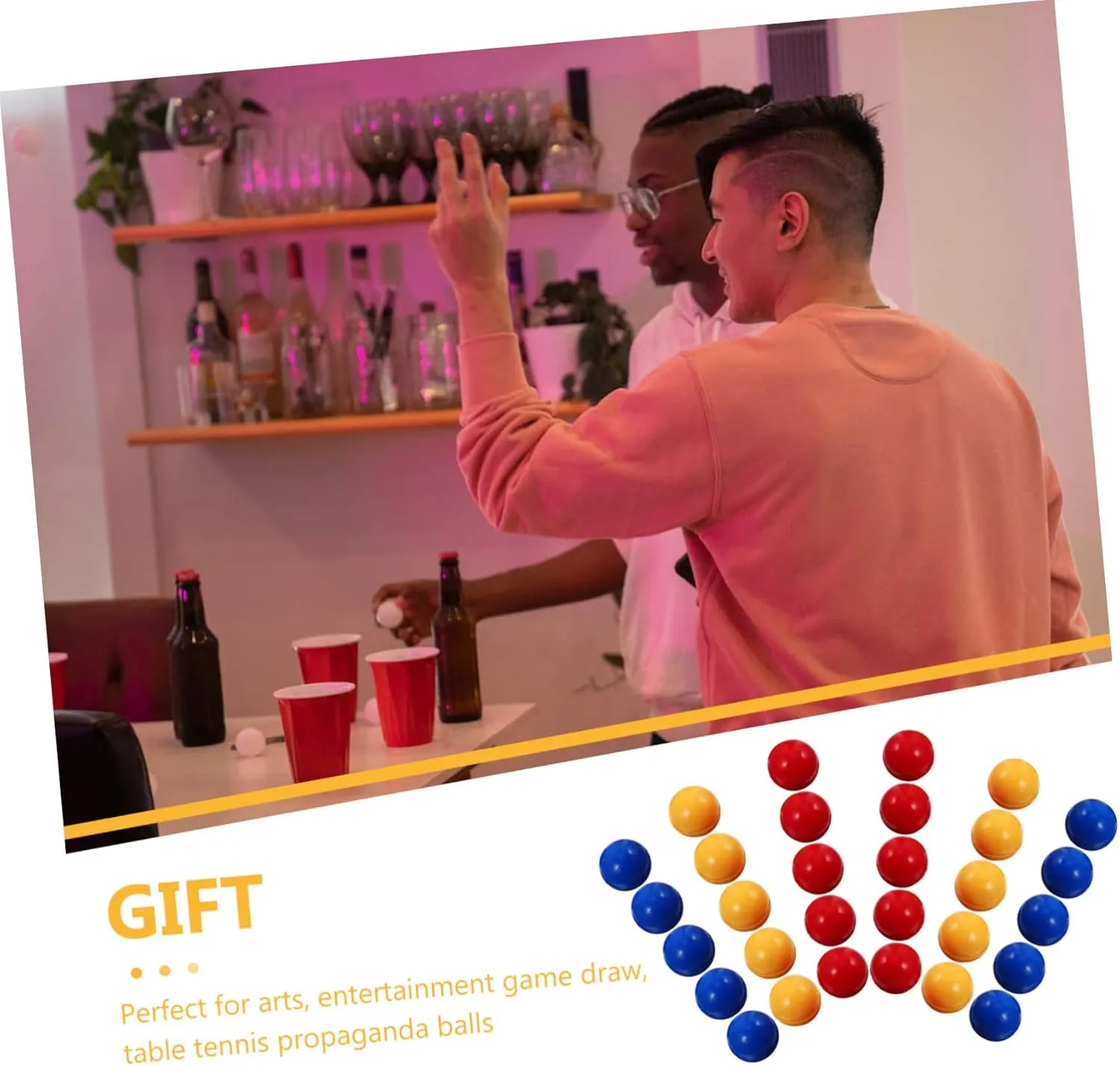BESPORTBLE 2 Sets Ball Activity Party Balls Small Pong Mini Pong Sphere Game Balls Numbered Balls Ball for
