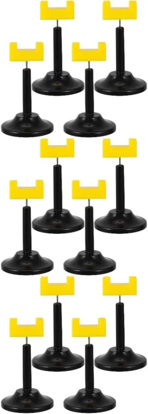 BESTonZON 12pcs Friction Experiment Bracket Portable Teaching Equipment for Electrostatics for Classroom Use Lightweight Convenient for Students and Educators