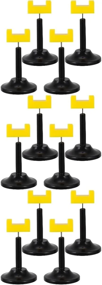 BESTonZON 12pcs Friction Experiment Bracket Portable Teaching Equipment for Electrostatics for Classroom Use Lightweight Convenient for Students and Educators