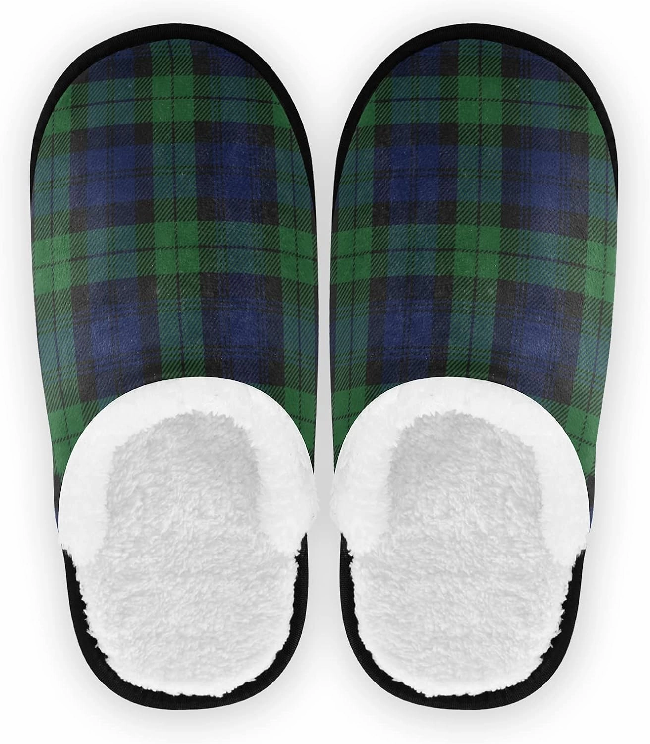 BGXW Womens Mens Fuzzy Slippers,soft plush comfy warm slip-on House Shoes Indoor Outdoor