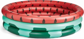 BigMouth Inc Inflatable Kiddie Pool, Blow Up Kid Swimming Pool for Backyard, Small Swim & Splash Pool for Kids - Watermelon, 5 Feet Wide