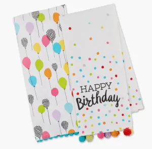 Birthday Dish Towels S/2