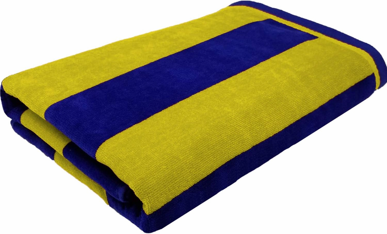 Black & White Brands 100 Percent Plush Cotton Velour Beach/Pool Towel Set. Multicolor 4 Piece Cabana Stripe (Large 30x60 425 GSM)