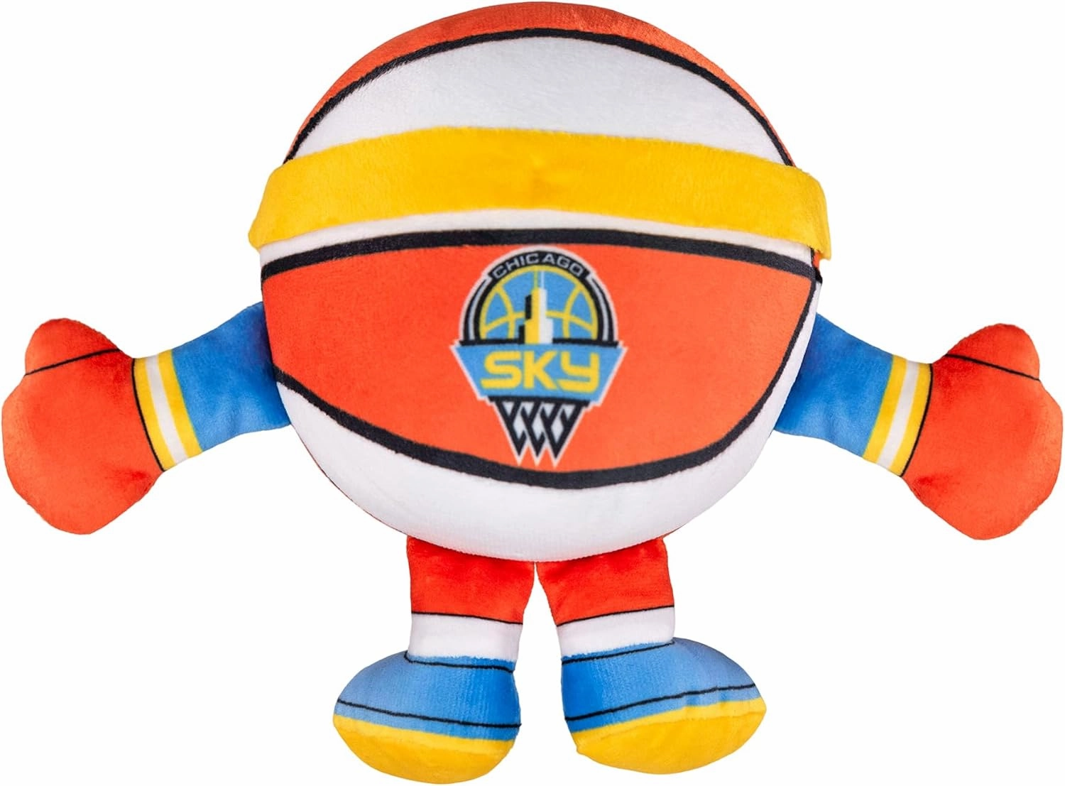 Bleacher Creatures Chicago Sky 8" Kuricha Basketball Sitting Plushie - Soft Chibi Inspired WNBA Plush