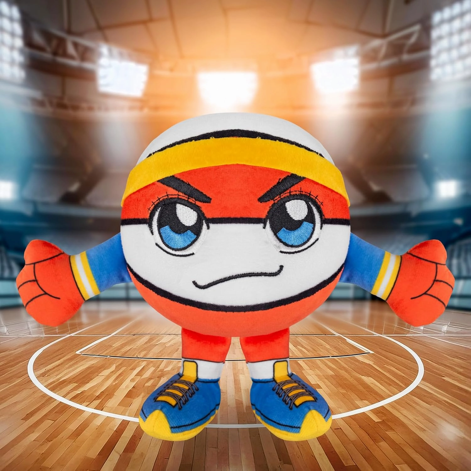 Bleacher Creatures Chicago Sky 8" Kuricha Basketball Sitting Plushie - Soft Chibi Inspired WNBA Plush