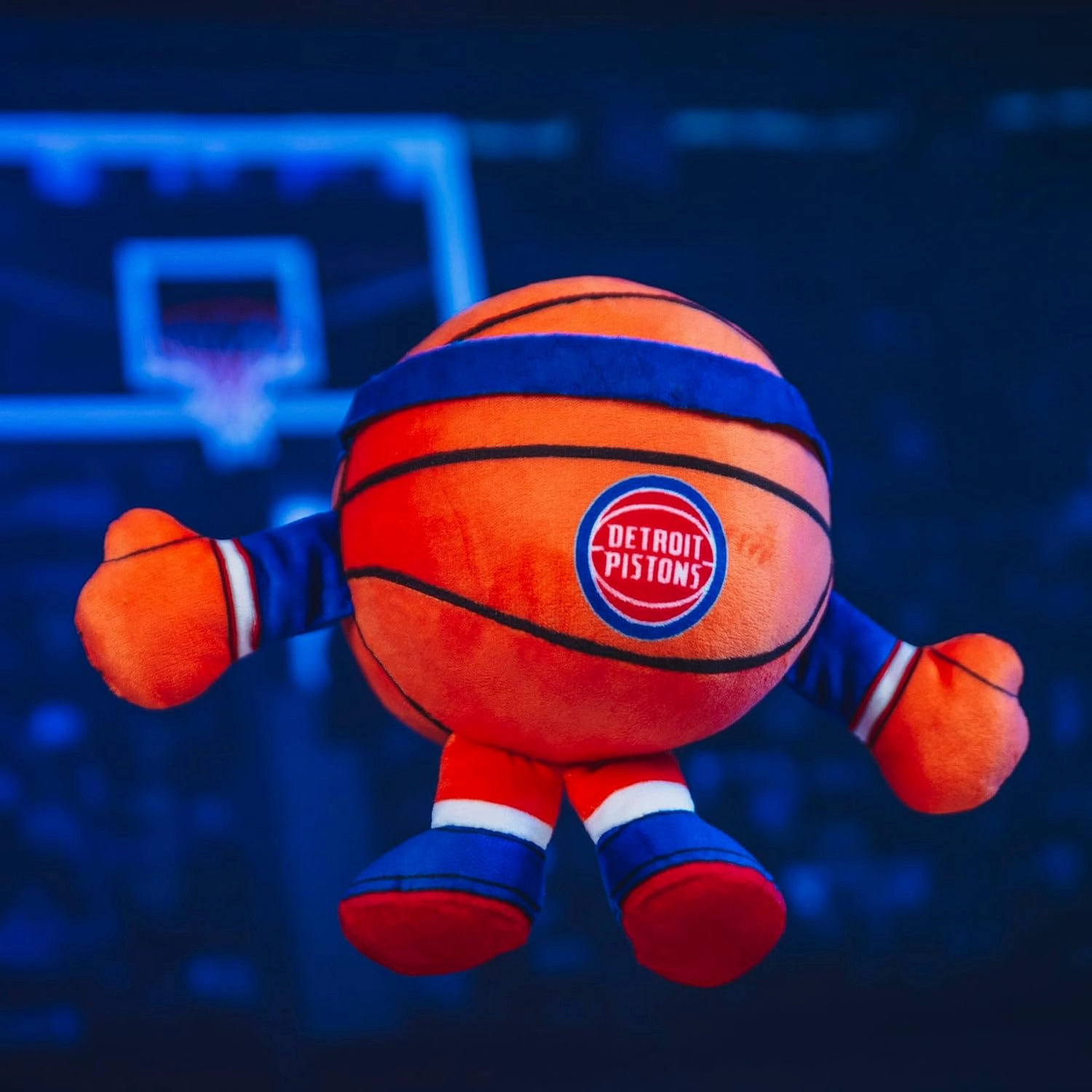 Bleacher Creatures Detroit Pistons 8" Kuricha Basketball Sitting Plushies- Soft Chibi Inspired Plush