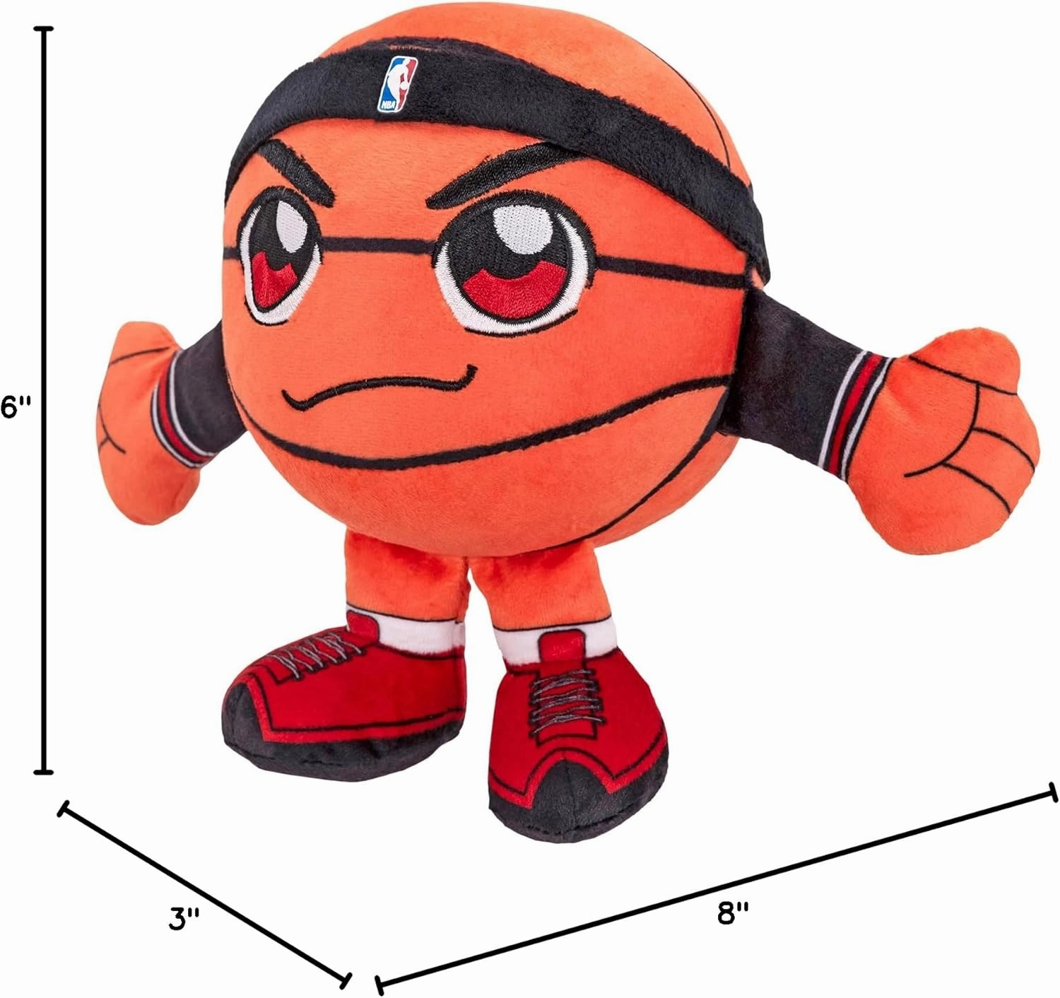 Bleacher Creatures Toronto Raptors 8" NBA Kuricha Basketball Sitting Plushie - Soft Chibi Inspired Plush