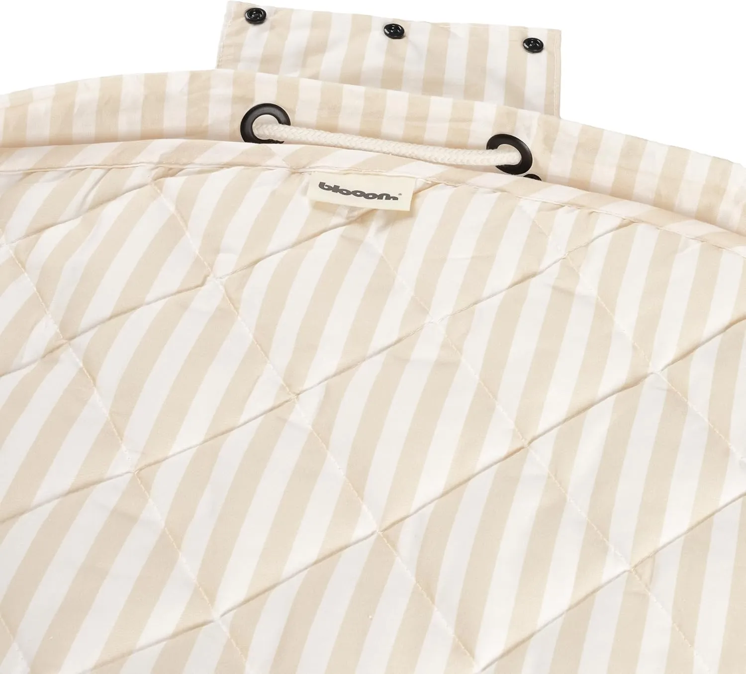 Blooom 2-in-1 Quilted Baby Play Mat & Storage Bag | Portable, Soft, and Convenient | Perfect for Travel & On-The-Go | Portable Play Mat for Baby & Toddler | Oekotex Cotton (Confetti, 47 Inches)