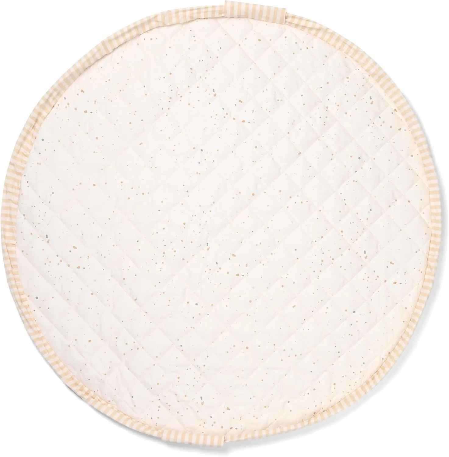 Blooom 2-in-1 Quilted Baby Play Mat & Storage Bag | Portable, Soft, and Convenient | Perfect for Travel & On-The-Go | Portable Play Mat for Baby & Toddler | Oekotex Cotton (Confetti, 47 Inches)