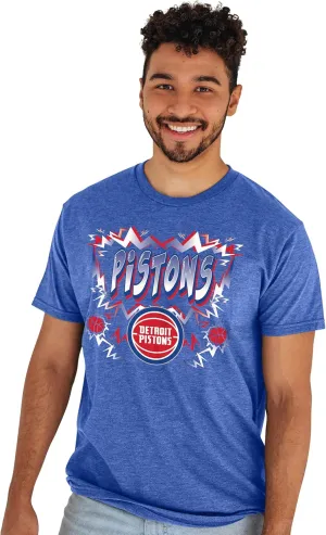 Blue 84 NBA Officially Licensed T-Shirt Heathered Team Color Basketball