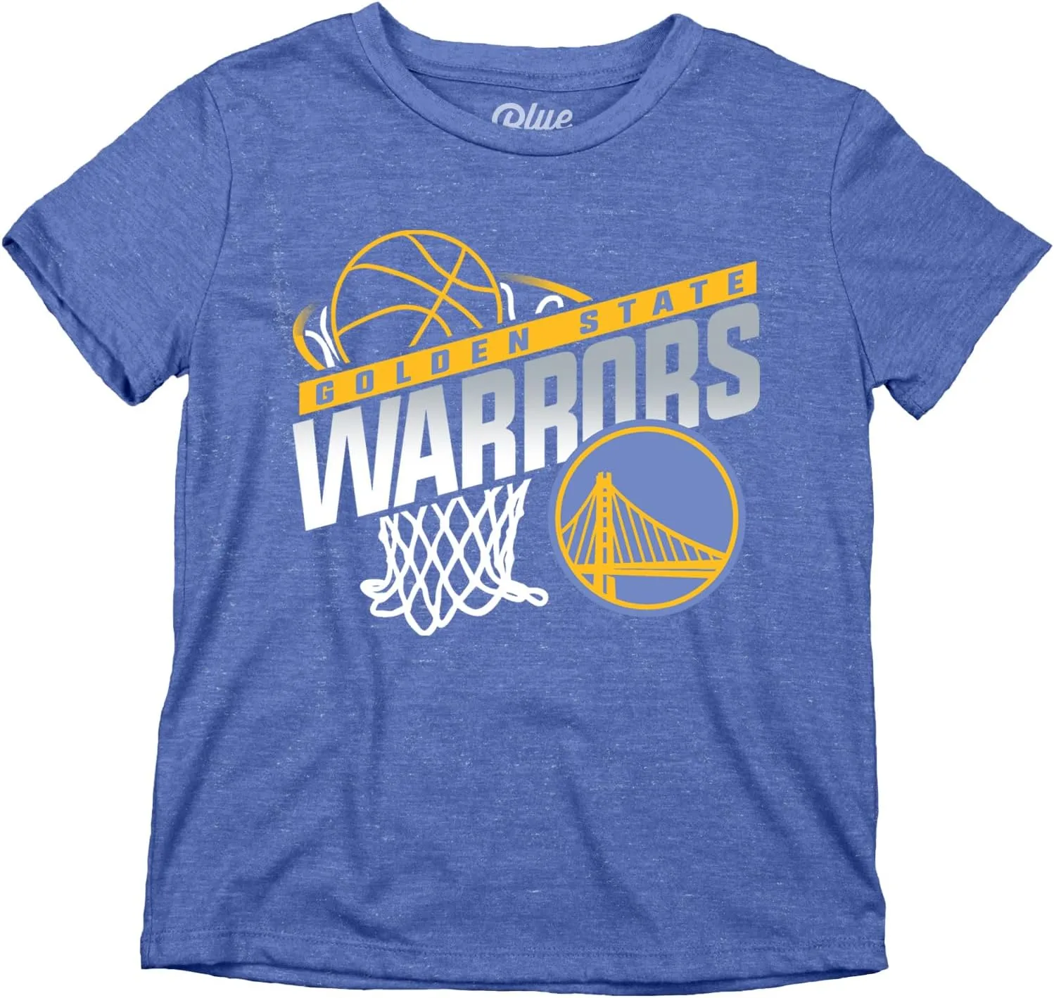 Blue 84 Unisex Kid's NBA Officially Licensed Youth Tri-Blend T-Shirt Hoop Team Color