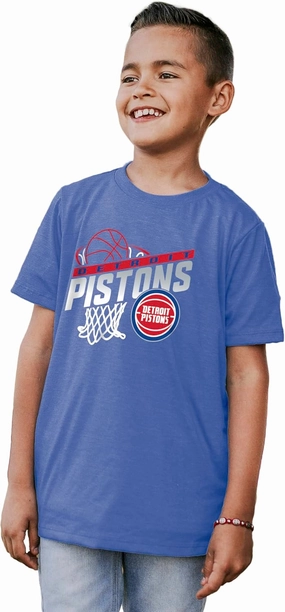 Blue 84 Unisex Kid's NBA Officially Licensed Youth Tri-Blend T-Shirt Hoop Team Color