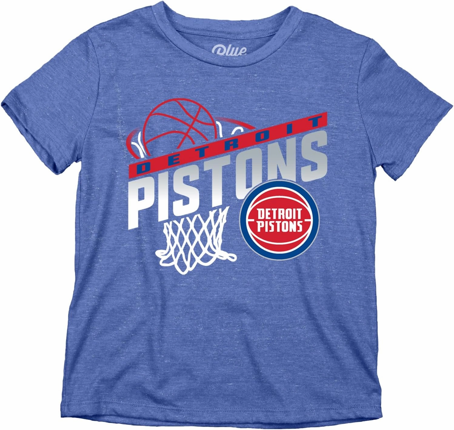 Blue 84 Unisex Kid's NBA Officially Licensed Youth Tri-Blend T-Shirt Hoop Team Color