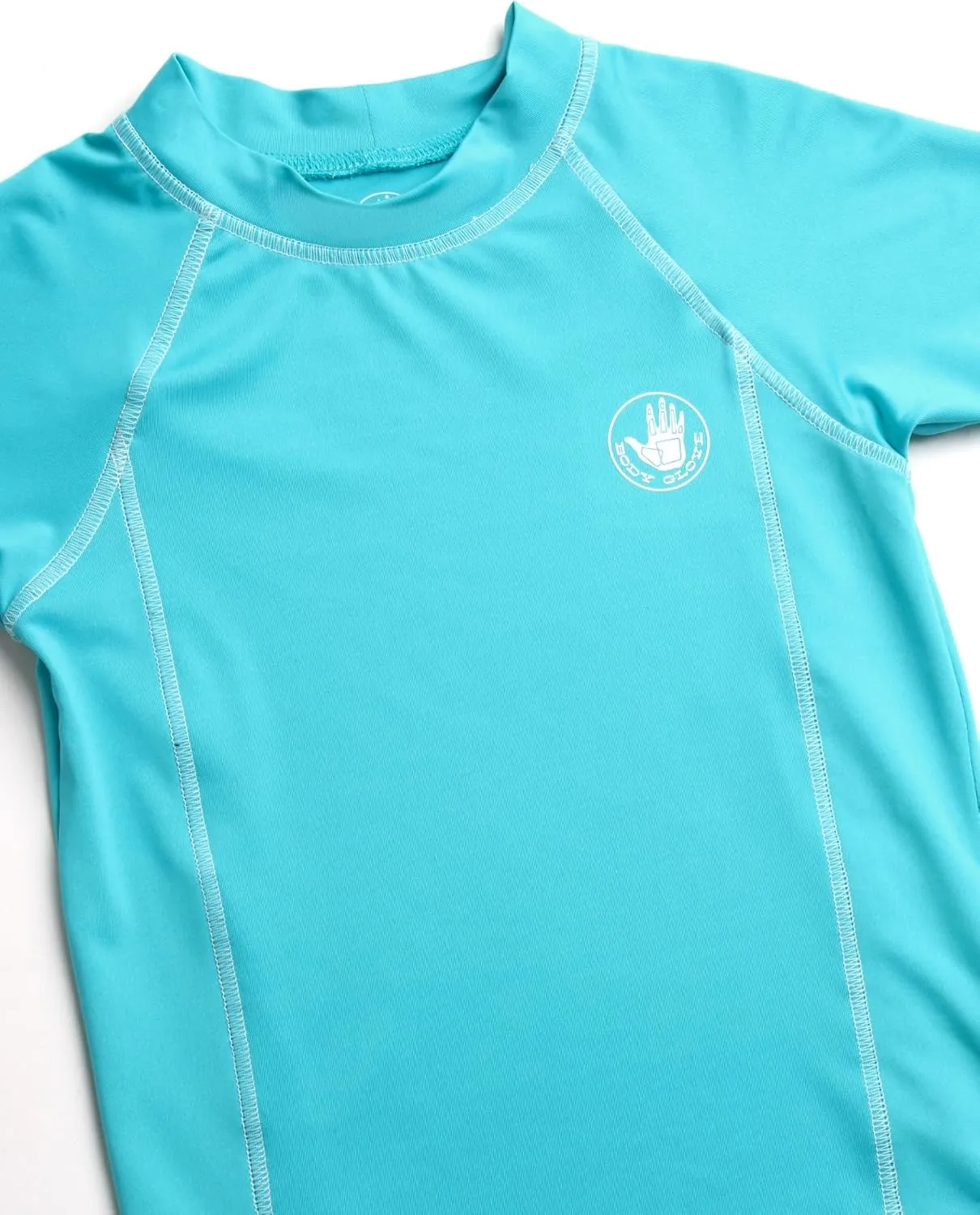 Body Glove Boys Swim Shirt - UPF 50  UV Sun Protection Quick Dry Short Sleeve Rash Guard for Boys Surf Swimwear (Sizes: 5-14)