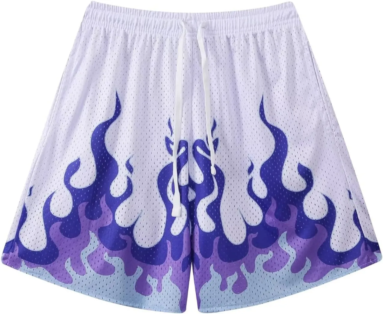 BOOMLEMON Men's Basketball Shorts Casual Workout Athletic Shorts Mesh Graphic Print Running Short Pants