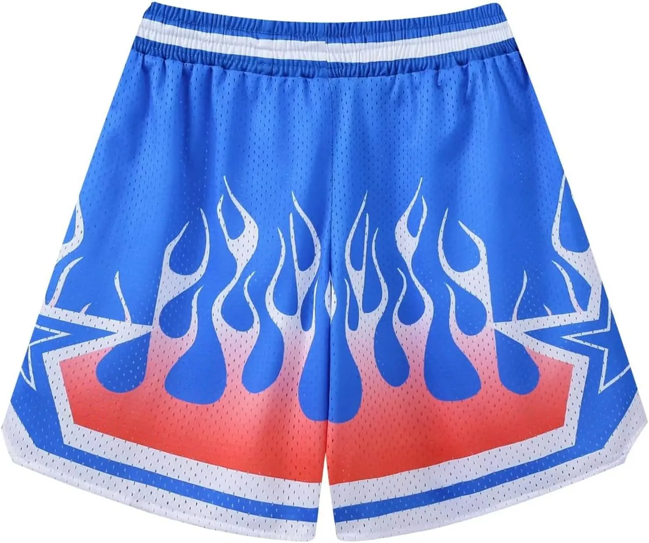 BOOMLEMON Men's Basketball Shorts Casual Workout Athletic Shorts Mesh Graphic Print Running Short Pants