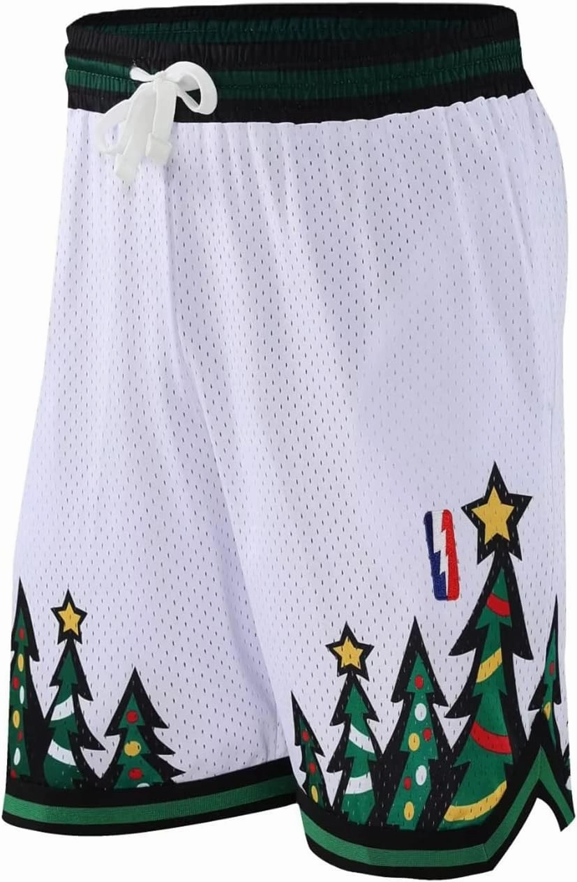 BOOMLEMON Men's Basketball Shorts Gym Training Workout Athletic Shorts Mesh Graphic Print Running Short Pants