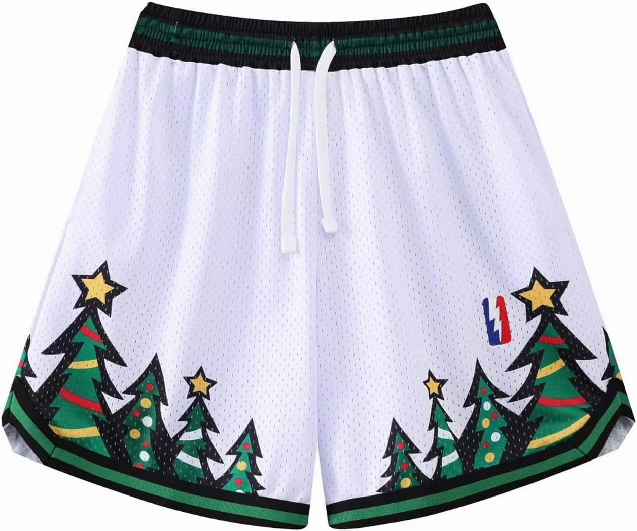 BOOMLEMON Men's Basketball Shorts Gym Training Workout Athletic Shorts Mesh Graphic Print Running Short Pants