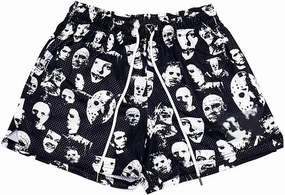 BOOMLEMON Mens Mesh Graphic Print Shorts Casual Workout Cool Shorts Gym Basketball Running Short Pants