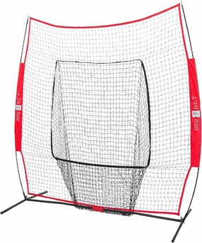 Bownet Big Mouth Replacement Netting 7x7, Red, Net Only