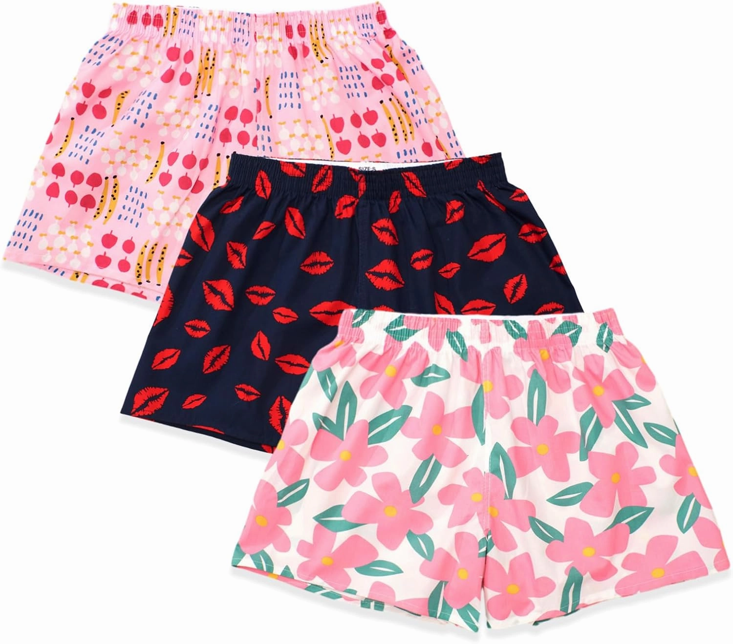 Boxer Shorts for Women Gingham Sleep Y2k Printed Boxers Pj Boxer Short Trendy Checkered Baggy Pj Boxers