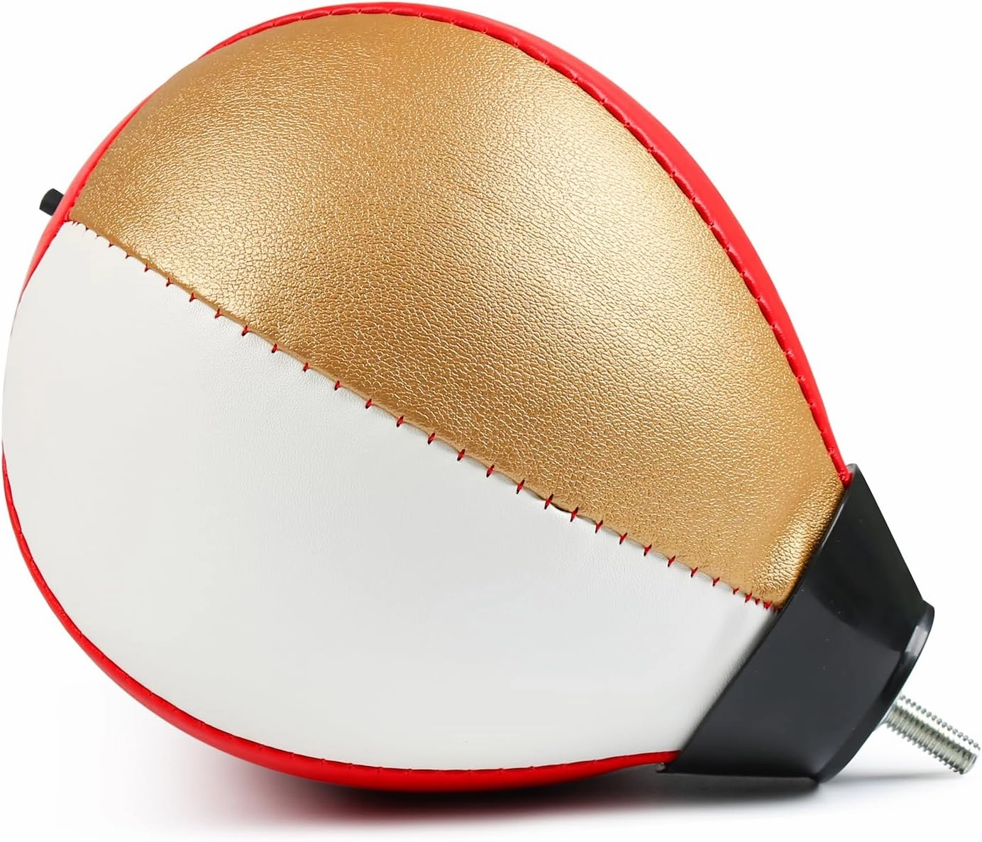 Boxing Speed Ball featuring a Universal 8mm Screw and a Replaceable Spare Sandbag for Dynamic and Enduring Training Sessions (Red Gold), JR-0134