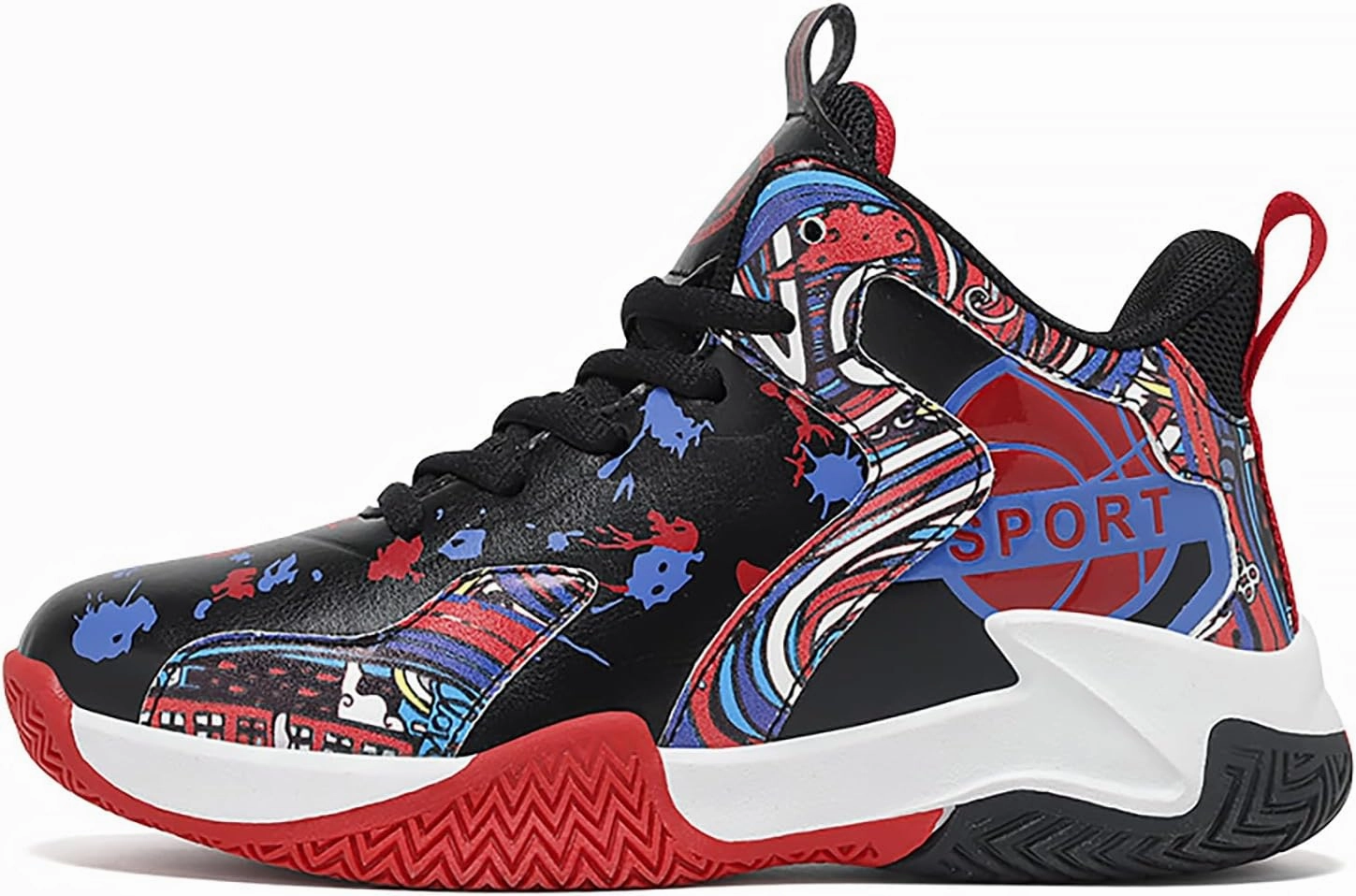 Boys Basketball Shoes Kids Basketball Sneakers Breathable Tennis Shoes for Boys Girls