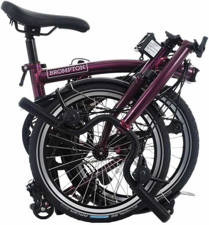 Brompton Folding Commuter Bike C Line 12-Speed | Compact, Lightweight, Urban Bike for Adults