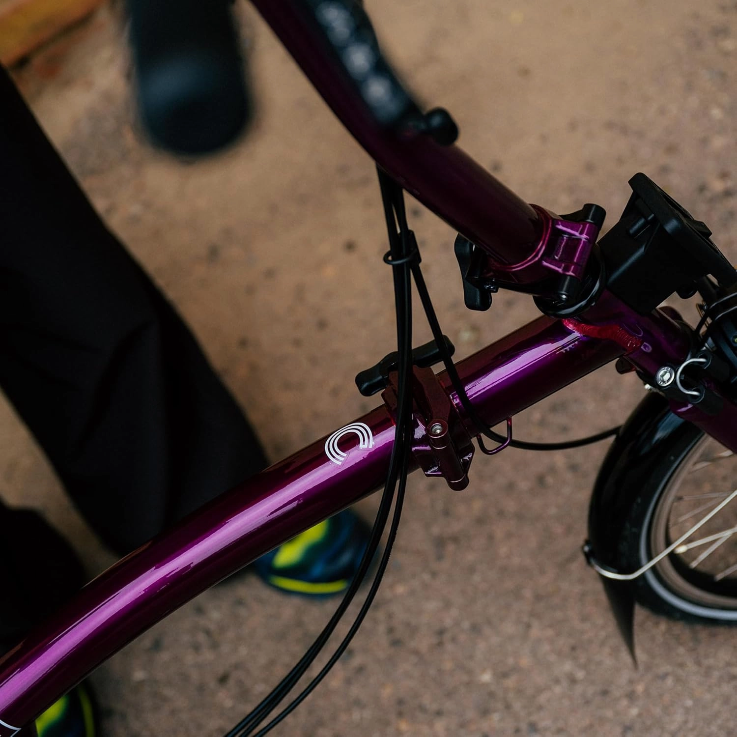 Brompton Folding Commuter Bike C Line 12-Speed | Compact, Lightweight, Urban Bike for Adults