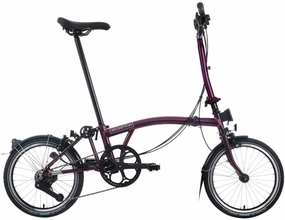 Brompton Folding Commuter Bike C Line 12-Speed | Compact, Lightweight, Urban Bike for Adults