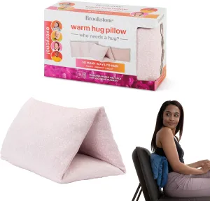Brookstone HUG'ZZZ Soft Pillow - Microwaveable Gel Pack for Warming Sensation, Comfort & Support - Fold, Roll, or Wedge Pillow for Sitting, Napping, or Hugging Ideas