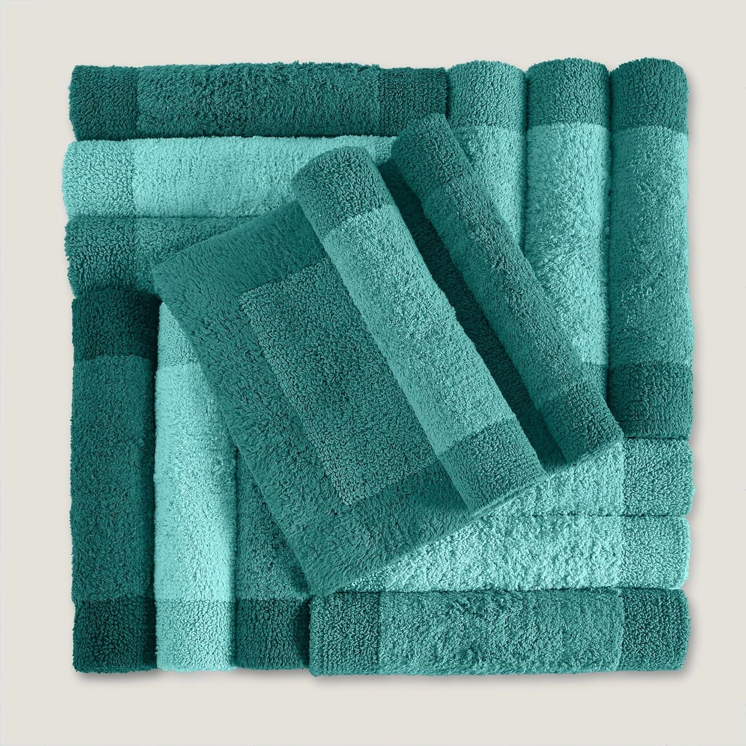 BrylaneHome 2-Pc. Bath Rug Set Mats, Wedgewood Blue