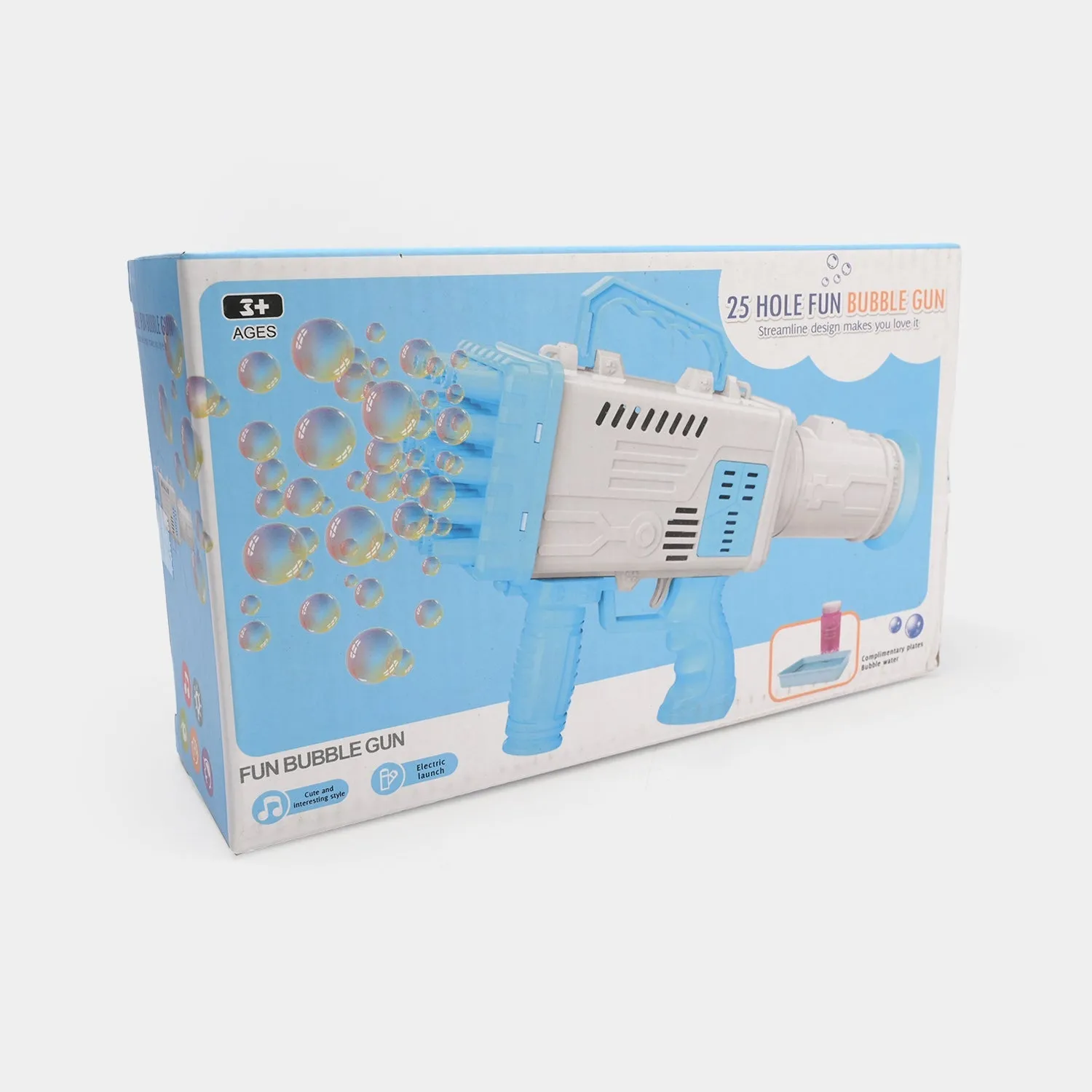 Bubble Blaster Machine 25 Holes Fun Launcher For Kids