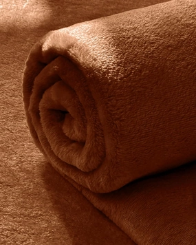 Burnt Orange Fleece Blanket Queen Size, Soft Cozy Blankets for Bed and Couch, Machine Washable Luxury Microfiber, Lightweight Portable Plush Blanket for Travel, Camping, Pets, Women, Adults
