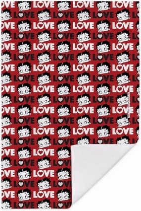 CafePress Betty Boop Love Pattern Absorbent Microfiber Towel 20"x30"