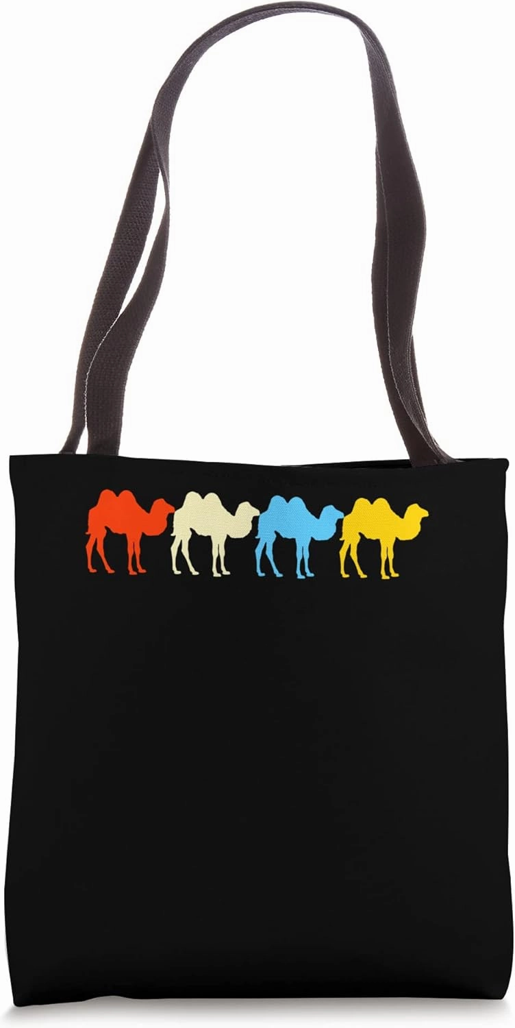 Camel Train Caravan Animal Desert for Safari Tourists Tote Bag