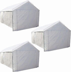 Canopy Car Port 6 Leg Tent Sidewalls (3 Pack)