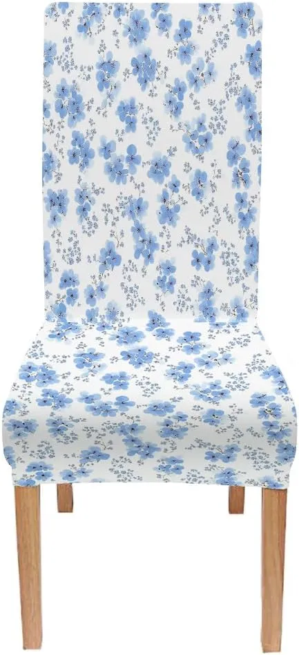 CAPSCEOLL Dining Room Chair Covers Slipcovers Set of 4, Spandex Super Fit Stretch Removable Washable Kitchen Parsons Chair Covers Protector for Dining Room,Hotel,Ceremony,Style-8