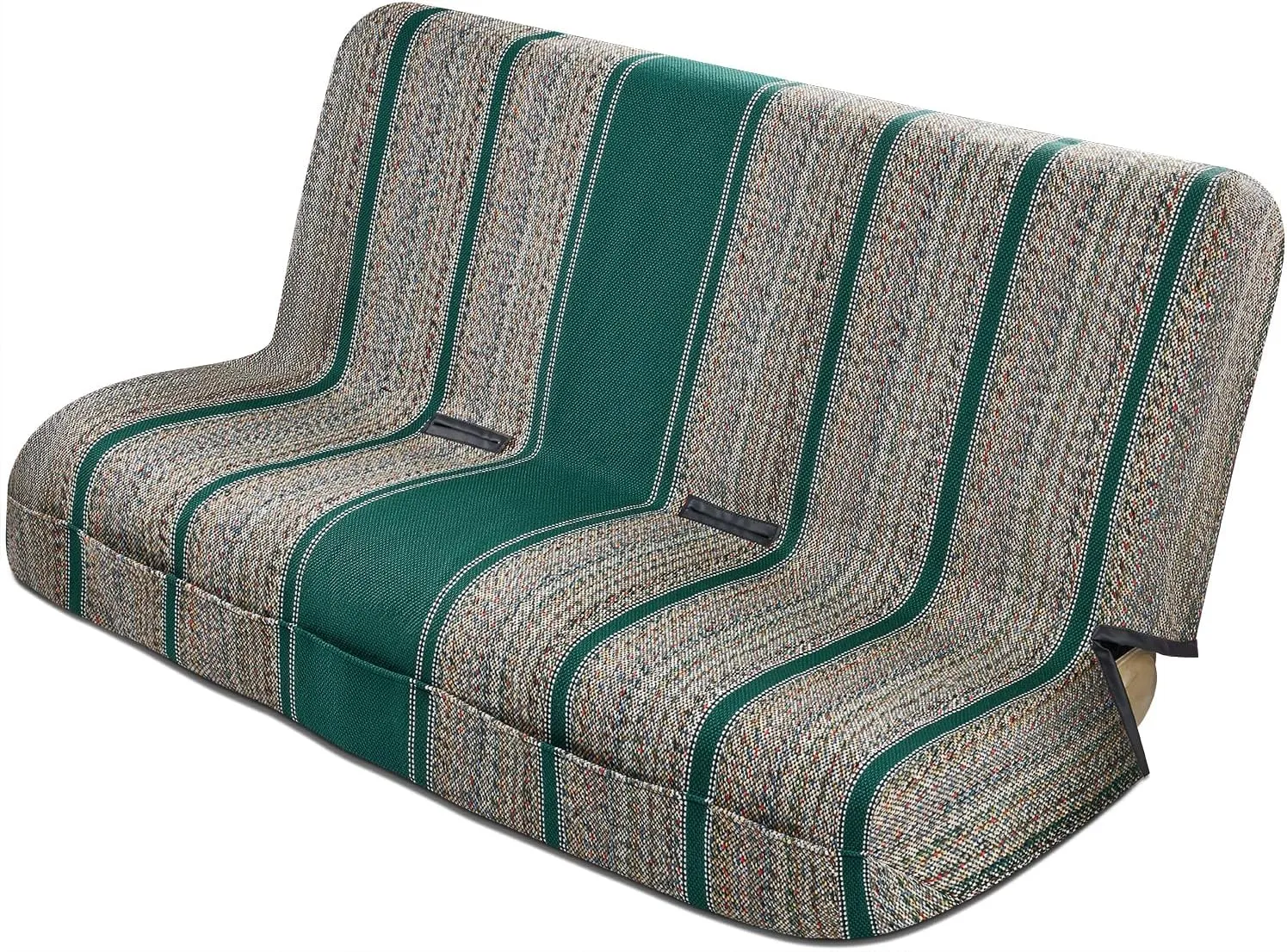 Car Seat Covers, Baja Saddle Blanket Car Accessories, Universal Fits Ford, Chevrolet, Dodge, Bench Seats, and Full Size Pickup Trucks (Green)