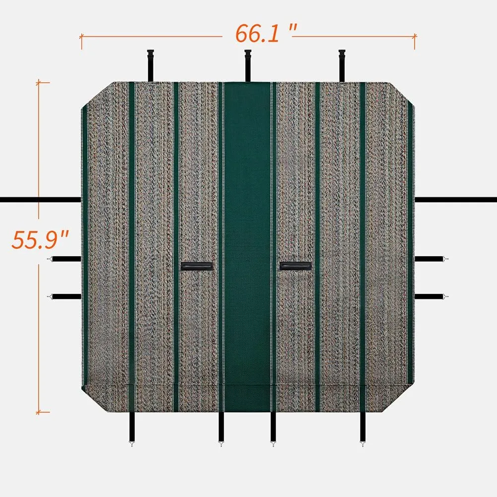Car Seat Covers, Baja Saddle Blanket Car Accessories, Universal Fits Ford, Chevrolet, Dodge, Bench Seats, and Full Size Pickup Trucks (Green)